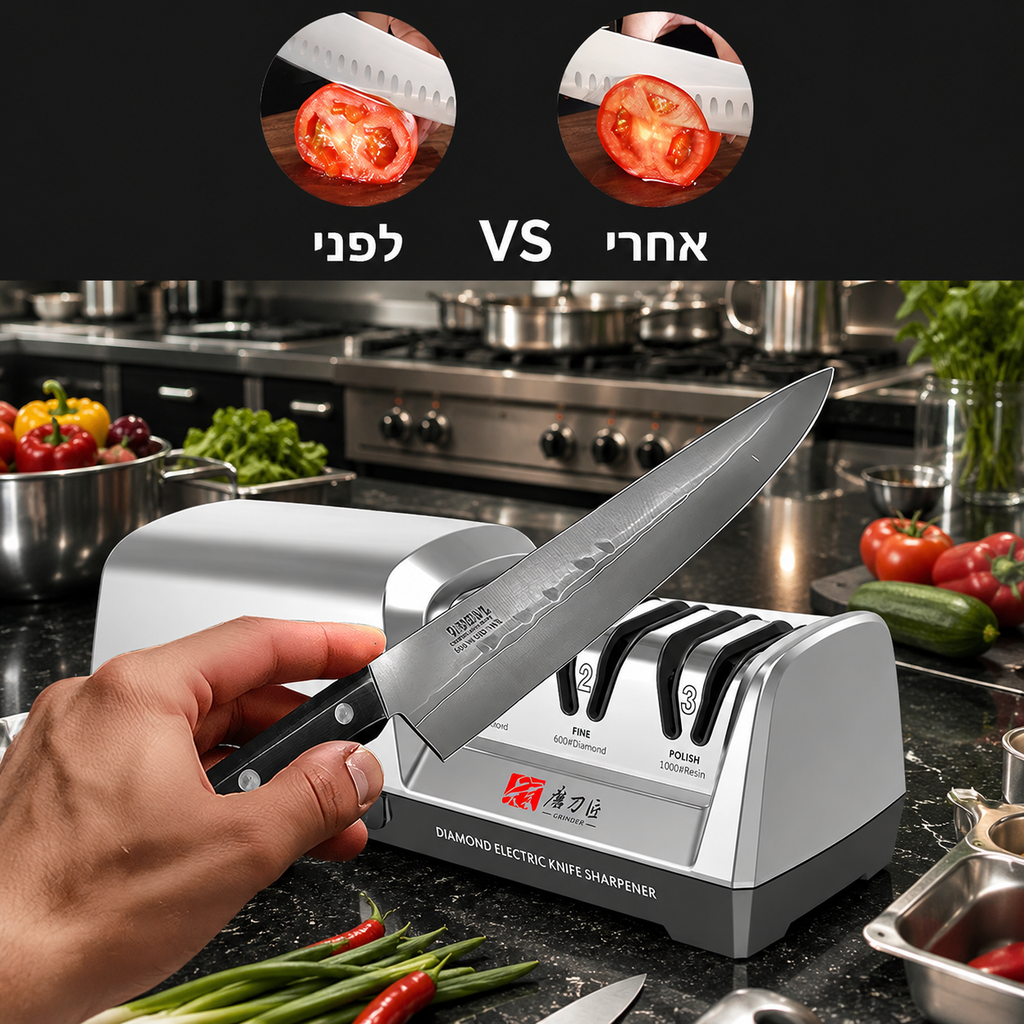 משחזת סכינים חשמלית מקצועית
